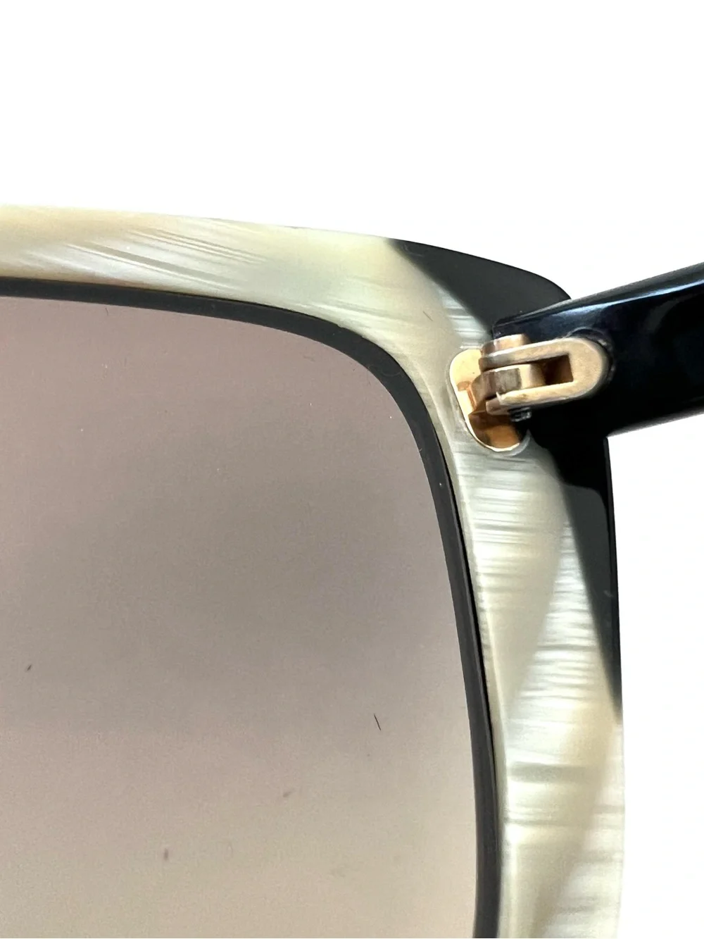 ALEXANDER MCQUEEN AMQ 4178/S Cat Eye Brown Gradient Lense Black Frame Sunglasses